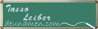 Tasso Leiber Visitenkarte